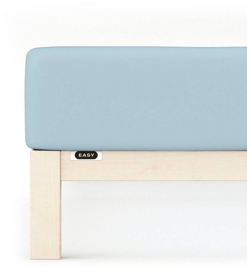 Schlafgut Spannbettlaken EASY Jersey Elasthan, Jersey, Gummizug: rundum, (1 Stück), MADE IN GREEN by OEKO-TEX® von Schlafgut