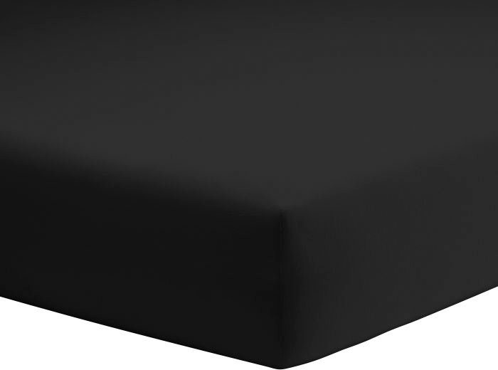 Schlafgut Spannbettlaken Mako-Jersey aus 100% Baumwolle, Bettlaken, Mako-Jersey, Gummizug: rundum, (1 Stück), für Matratzen bis 20 cm Höhe, in 90x200, 140x200 oder 180x200 cm von Schlafgut