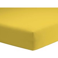 Schlafgut Spannbettlaken "Mako-Jersey aus 100% Baumwolle, Bettlaken", für Matratzen bis 18 cm Höhe, in 90x200, 140x200 oder 180x200 cm von Schlafgut