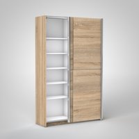 Schlafkontor Fast Kleiderschrank Holzwerkstoff Dekorfolie 2 Türen 125x195x38 cm von Schlafkontor