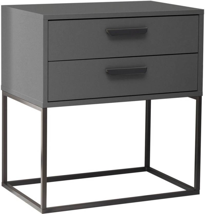 Schlafkontor Nachtkommode Suna Kommode, Nachttisch, Nachtschrank, auf Metallgestell von Schlafkontor