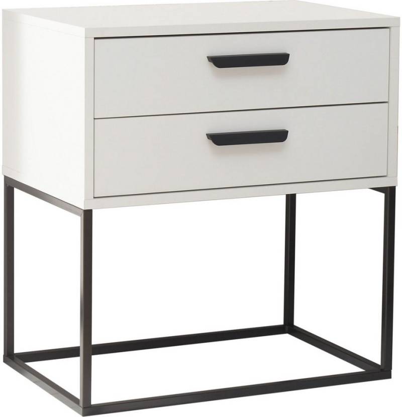 Schlafkontor Nachtkommode Suna Kommode, Nachttisch, Nachtschrank, auf Metallgestell von Schlafkontor