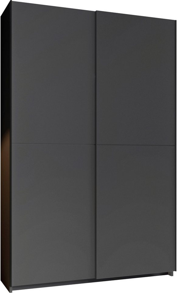 Schlafkontor Schwebetürenschrank Heimo/Fast Schrank Kleiderschrank Garderobe OTTO´s CHOICE geringe Tiefe, ausziehbarer Kleiderstange, Garderobenschrank, 6 Böden von Schlafkontor