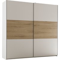 Schlafkontor Schwebetürenschrank "Kiara Kleiderschrank, Schiebetürenschrank, Schrank mit Schiebetüren", Bauchbinde in farblicher Absetzung von Schlafkontor