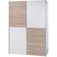 Schlafkontor Schwebetürenschrank "Time Schrank, Kleiderschrank mit Schiebetüren" 4 Türelemente als Schachbrettoptik von Schlafkontor