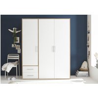 Schlafkontor Valencia Kleiderschrank Laminat 3 Türen 155x195x60 cm von Schlafkontor