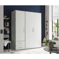 Schlafkontor Valencia Kleiderschrank Laminat 3 Türen 155x195x60 cm von Schlafkontor