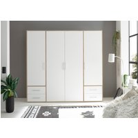 Schlafkontor Valencia Kleiderschrank Laminat 4 Türen 206x195x60 cm von Schlafkontor