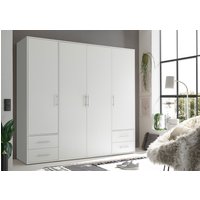 Schlafkontor Valencia Kleiderschrank Laminat 4 Türen 206x195x60 cm von Schlafkontor