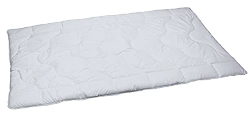 Pflegeleichte Ganzjahres-Bettdecke aus Mikrofaser, unkompliziert mit Füllung bei 60° waschbar, 200 x 200 cm, Doppelbettdecke Standardmaß von Schlafkult