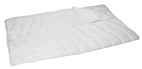 Pflegeleichte 4-Jahreszeiten-Bettdecke aus Mikrofaser, unkompliziert mit Füllung bei 60° waschbar, 200 x 200 cm, Doppelbettdecke Standardmaß von Schlafkult