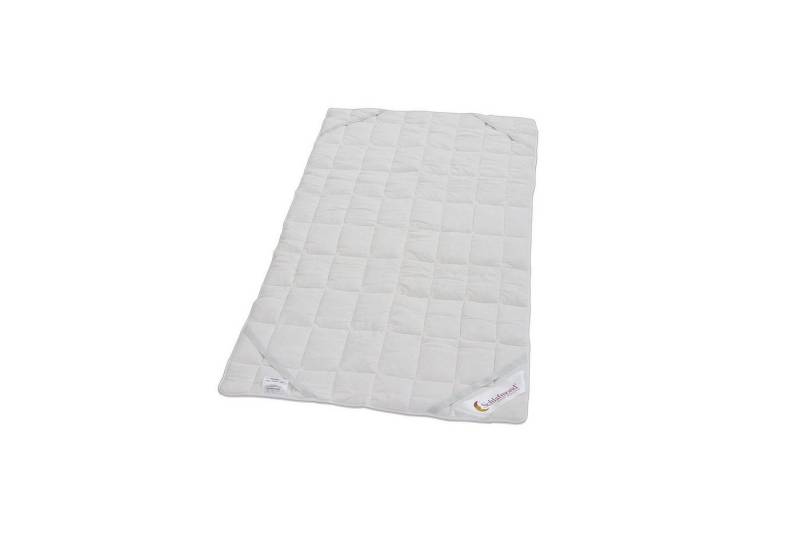 Schlafmond, Topper Schlafmond Unterbett "Cotton Bio Wash", Baumwolle, Spezialgewebe, Schrumpfung max. 4%, Baumwolle, 20% Kapok, 4 Spannecken von Schlafmond