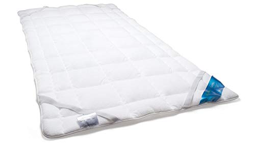 Schlafmond Medicus Clean Allergiker Matratzenschoner 200 x 200 Baumwolle - Matratzenauflage 200x200 cm für Betten - Matratzenbezug 95 Grad waschbar - Made in Germany von Schlafmond