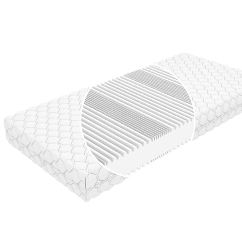 Schlafschatz Wellness Star 90x200 cm weich, 7-Zonen Matratze, ca. 13 cm hoch, Bezug waschbar bis 60 Grad, Oeko-TEX® 100 von Schlafschatz