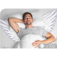 Schlafstil Nackenstützkissen "D700", Füllung: Aussen:100%Gänsedaune; Innen: 100% Gänsefedern, Bezug: 100% Baumwolle, (1 St.), hergestellt in Deutschland, allergikerfreundlich von Schlafstil