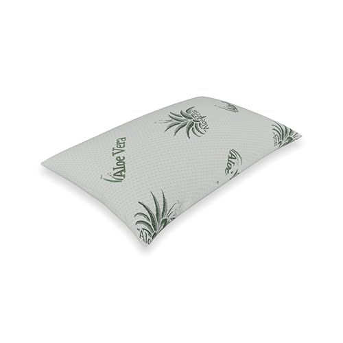 Schlaftroll Ergonomisches Kissen 40x80 cm, Visko-Gel-Kissen mit Aloe Vera-Bezug, Orthopädisches Nackenstützkissen, Atmungsaktiv & Oeko-TEX®-Zertifiziert, Inklusive Ersatzbezug Hergestellt in Deutsc von Schlaftroll