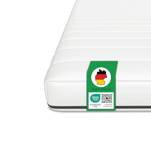 Schlaftroll Kaltschaummatratze 80x200 cm - H3 orthopädische Matratze mit ergonomischer Unterstützung, allergikerfreundlich - 11 cm Höhe von Schlaftroll