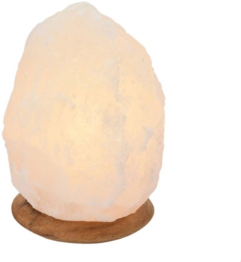 Home affaire Salzkristall-Tischlampe Sclassin, Leuchtmittel wechselbar, Warmweiß, Handgefertigt - jeder Stein ein Unikat, H: ca.18 cm, ca.2-3 kg von Home affaire