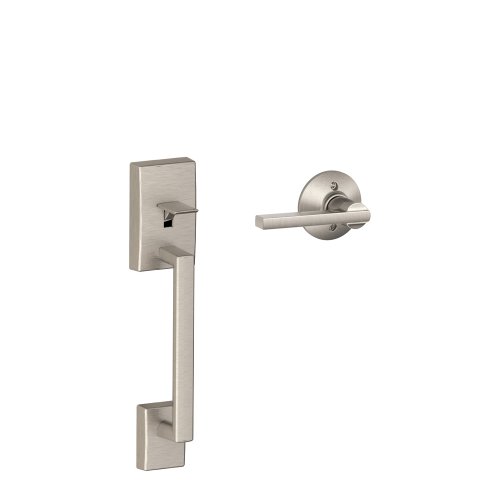 Schlage LOCK FE285 CEN 619 LAT Century Front Entry Handle Latitude Interior Lever (Satin Nickel), 11,9 x 2,5 x 2,25 von Schlage