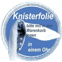 Knisterfolie in Einem Ohr von SchlamperohrShop
