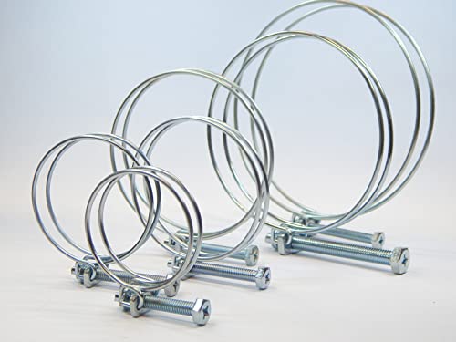 Drahtschlauchschelle Drahtschellen Schlauchschelle Spiralschlauch Luftschlauch 195-205mm von Schlauch24