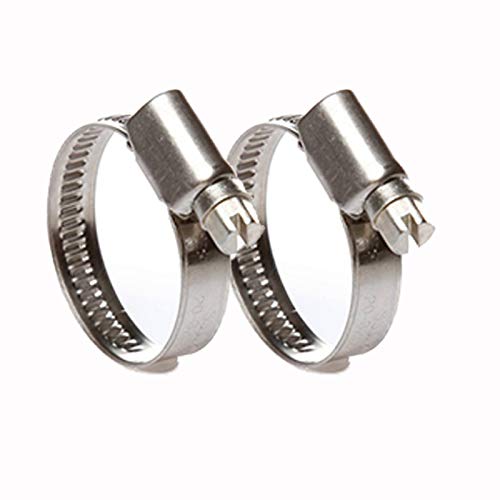 Schlauchschellen Schlauchschelle Schneckengewindeschellen Schlauchklemmen W1-9mm - Set mitt 2 Stück 60-80 mm von Schlauch24