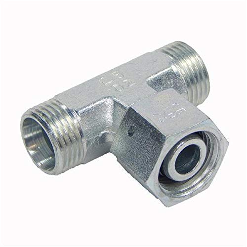 Verschraubung Hydraulikverschraubung Schneidringverschraubung 12L M 18x1,5 Einstellb. T-Verschraubung ET12L (OMD) 10 Stück von Schlauch24
