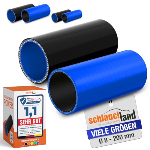 1 Stück | 25cm Silikon-Schlauch Verbinder ID-Ø 51mm schwarz 200°C | GROSSE AUSWAHL | Rohr-Kupplung Muffe Adapter Manschette Ladeluft LLK Kühler Turbo-Lader Silikon Schlauch Gummi Motor | PREMIUM 1 Stück | 25cm Silikon-Schlauch Verbinder ID-Ø 51mm schwarz 200°C | GROSSE AUSWAHL | Rohr-Kupplung Muffe Adapter Manschette Ladeluft LLK Kühler Turbo-Lader Silikon Schlauch Gummi Motor | PREMIUM von Schlauchland