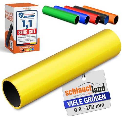 1 Stück | 50cm Silikonschlauch ID-Ø 25mm gelb 200°C | VIELE GRÖSSEN & FARBEN | Ladeluft-Kühler LLK Kühlmittel Kühlwasser Turbo-Lader Silikon Schlauch Druck-Schlauch Gummi KFZ flexibel | PREMIUM 1 Stück | 50cm Silikonschlauch ID-Ø 25mm gelb 200°C | VIELE GRÖSSEN & FARBEN | Ladeluft-Kühler LLK Kühlmittel Kühlwasser Turbo-Lader Silikon Schlauch Druck-Schlauch Gummi KFZ flexibel | PREMIUM von Schlauchland
