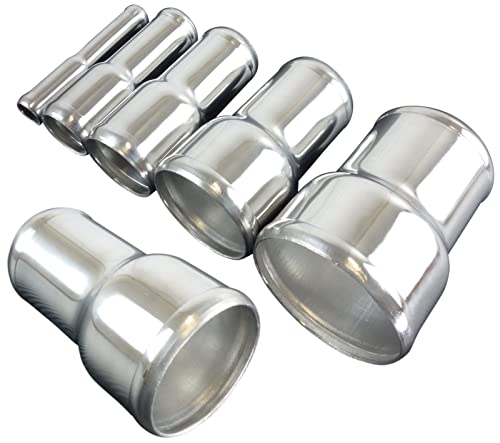 1 Stück Alurohr Reduzierstück Reduzierung AD-Ø 41 > 38 mm Reduzierer Alu Rohr Aluminium | Auswahl 1-10 Stück & GRÖSSEN |poliert Kfz LLK Motor Turbo Kühler Silikon Schlauch Reducer Pipe | Premium von Schlauchland