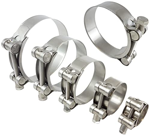 1 Stück Gelenkbolzenschelle Schlauchschelle Ø 74-79mm HEAVY-DUTY | Edelstahl W4 V2A rostfrei | GROSSE AUSWAHL 17-252mm 1/10/20/50/100er Stück Pack | Edelstahlschelle T-Bolzen Schelle| PREMIUM von Schlauchland