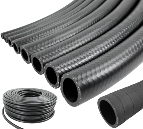 10m EPDM Kühlerschlauch Ø 16 x 24 mm Kühlwasserschlauch Kühlmittelschlauch 120°C * VIELE GRÖSSEN & LÄNGEN * Gewebe-verstärkt Unterdruckschlauch Gummi-Schlauch Heisswasser DIN 73411 * AUSSEN GLATT von Schlauchland