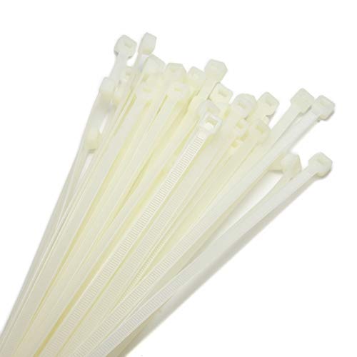 10x Kabelbinder Nylon 4,8 x 400 mm weiß PROTECTOX *** 10 Stück Kabelschelle 40 cm Schlauchbinder Schlauchschelle PROFI EU Qualität von Schlauchland