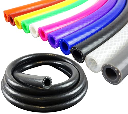 2m Silikonschlauch VARIO ID-Ø 25mm schwarz 200°C | GROSSE AUSWAHL | Unterdruckschlauch Vakuum Druck Schlauch Kühlwasserschlauch Kühler Kühlmittel Druckluft Silikon Gewebe Gummi flexibel| PREMIUM von Schlauchland