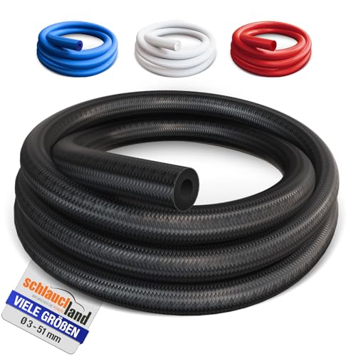 4m PROTEX SILIKON-SCHLAUCH Ø 8x15mm schwarz 180°C | GROSSE AUSWAHL | Silikonschlauch Universal Schlauch Luft Wasser Silikon Gewebe-Mantel Gummi Lebensmittel-tauglich FDA Getränke | PREMIUM 4m PROTEX SILIKON-SCHLAUCH Ø 8x15mm schwarz 180°C | GROSSE AUSWAHL | Silikonschlauch Universal Schlauch Luft Wasser Silikon Gewebe-Mantel Gummi Lebensmittel-tauglich FDA Getränke | PREMIUM von Schlauchland