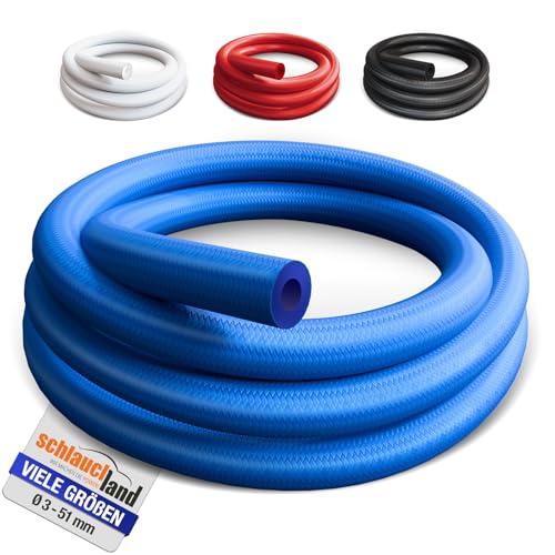 5m PROTEX SILIKON-SCHLAUCH Ø 16x24mm blau 180°C | GROSSE AUSWAHL | Silikonschlauch Universal Schlauch Luft Wasser Silikon Gewebe-Mantel Gummi Lebensmittel-tauglich FDA Getränke | PREMIUM 5m PROTEX SILIKON-SCHLAUCH Ø 16x24mm blau 180°C | GROSSE AUSWAHL | Silikonschlauch Universal Schlauch Luft Wasser Silikon Gewebe-Mantel Gummi Lebensmittel-tauglich FDA Getränke | PREMIUM von Schlauchland