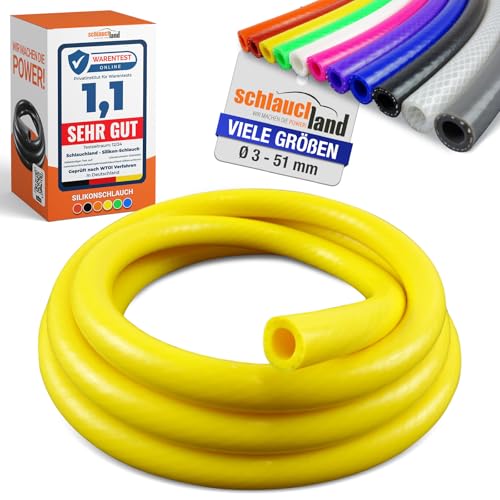5m Silikonschlauch VARIO ID-Ø 3mm gelb 200°C | GROSSE AUSWAHL | Unterdruckschlauch Vakuum Druck Schlauch Kühlwasserschlauch Kühler Kühlmittel Druckluft Silikon Gewebe Gummi flexibel| PREMIUM 5m Silikonschlauch VARIO ID-Ø 3mm gelb 200°C | GROSSE AUSWAHL | Unterdruckschlauch Vakuum Druck Schlauch Kühlwasserschlauch Kühler Kühlmittel Druckluft Silikon Gewebe Gummi flexibel| PREMIUM von Schlauchland