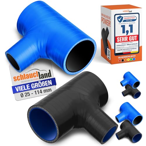 SILIKON-SCHLAUCH T-STÜCK ID-Ø 48mm & Abgang 25mm schwarz 200°C | AUSWAHL | Schlauch-Verzweigung Verbinder Auslass Sensor Schlauch Bypass Pop-Off Ventil Verteiler Rohr Reduzierung Reduzierer flexibel SILIKON-SCHLAUCH T-STÜCK ID-Ø 48mm & Abgang 25mm schwarz 200°C | AUSWAHL | Schlauch-Verzweigung Verbinder Auslass Sensor Schlauch Bypass Pop-Off Ventil Verteiler Rohr Reduzierung Reduzierer flexibel von Schlauchland