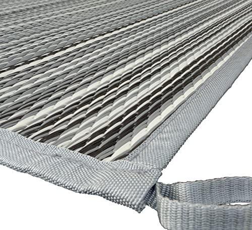 Schlauchland Zeltteppich ´´´odooro WAVETEX Stripe 2,7m x 6m | VIELE GRÖSSEN + Farben | Camping Matte Wohnwagen 450 g/m² Outdoor Teppich Vorzelt Teppich Garten Spieldecke | Premium von Schlauchland