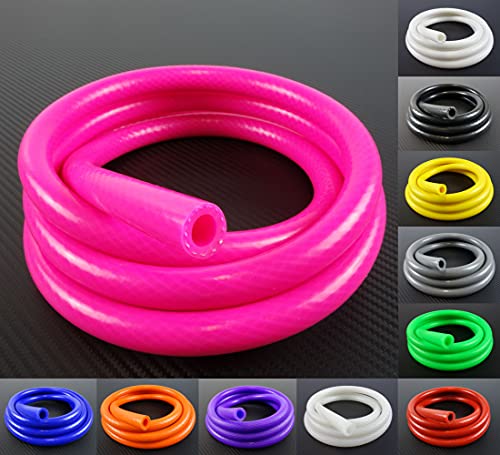 Silikonschlauch Vario Meterware ID 14mm - pink - Unterdruckschlauch Vakuumschlauch Silikonschlauch Kühlwasserschlauch von Schlauchland
