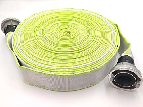2 Zoll | C-52-50 Meter Industrieschlauch | Feuerwehrschlauch | Bauschlauch | Flachschlauch | Schlauch mit Storz-Kupplung von Schlauchmeister24