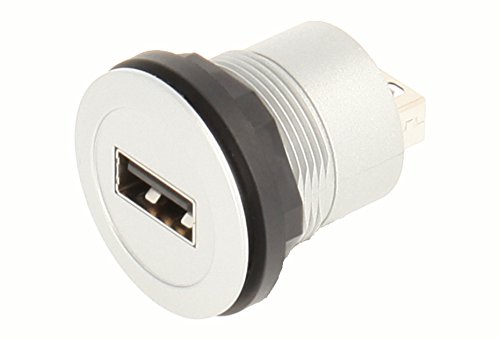 Schlegel 23.001.541 USB-Buchse silberfarben, 1x USB-Buchse Typ A, 1x USB-Buchse Typ A Schlegel 23.001.541 USB-Buchse silberfarben, 1x USB-Buchse Typ A, 1x USB-Buchse Typ A von Schlegel