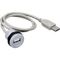 Schlegel - USB-Einbaubuchse 2.0 Typ a Buchse, Einbau rrj-usb rrj-usb Inhalt: 1 St. von Schlegel