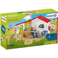 Schleich® Spielfiguren-Set Farm World Tierarzt-Praxis mit Haustieren 42502 von Schleich®