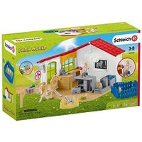 Schleich® Farm World 42502 Tierarzt-Praxis mit Haustieren Spielfiguren-Set von Schleich®