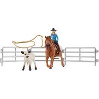 Schleich® Farm World 42577 Team Roping mit Cowgirl Spielfiguren-Set von Schleich®