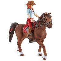 Schleich® Horse Club 42539 bewegliche Hannah & Cayenne Spielfiguren-Set von Schleich®