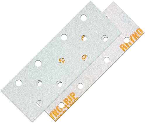 50 x Indasa Schleifstreifen RHYNOGRIP WHITE LINE 70x198mm 11Loch Rutscherstreifen, Schleifpapier für Rutscher und Schleifklotz P40 50 x Indasa Schleifstreifen RHYNOGRIP WHITE LINE 70x198mm 11Loch Rutscherstreifen, Schleifpapier für Rutscher und Schleifklotz P40 von INDASA