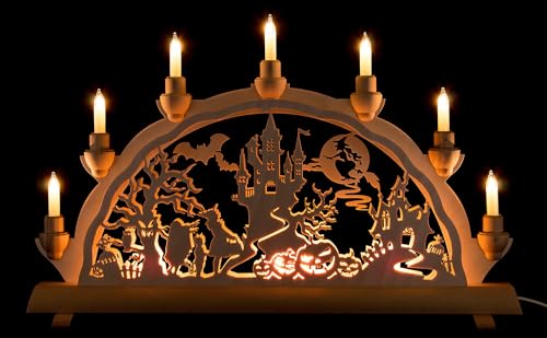 Schlick & Türk 3D-Doppelschwibbogen Halloween Spukschloss - 50x32 cm Schlick & Türk 3D-Doppelschwibbogen Halloween Spukschloss - 50x32 cm von Schlick & Türk
