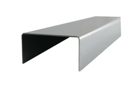 U-Profile Stahl verzinkt 1mm 1,5mm 2mm Länge 2m Träger U Blech Formstahl (1,5mm verz Stahlblech, 25/35/25mm) von Schlögel